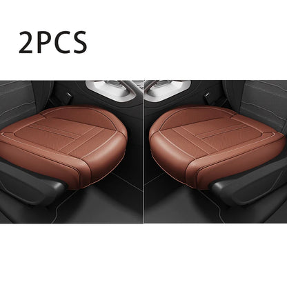 Universal PU Leather Car Seat Cover Full Wrap Anti Slip Vehicle Chair Protector Mat Waterproof Sweatproof Auto Seat Cushion