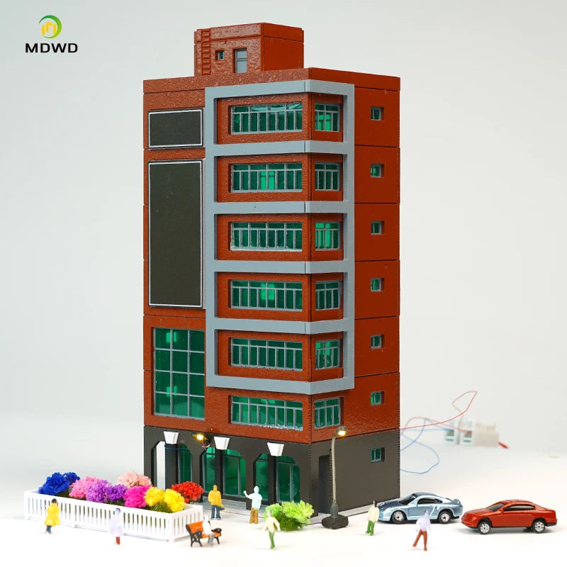 Outland Models 144 N Scale Train Railway Skyscraper Building Shopping Center Toy Educational Playful Learning
