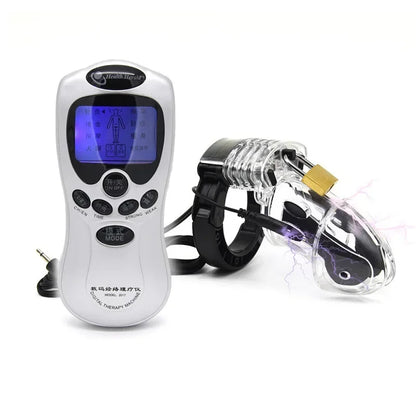 Sex Products Electric Shock Penis Ring Cock Ring Electro Stimulation Medical Therapy Massager Bdsm E-Stim Sex Toys For Men