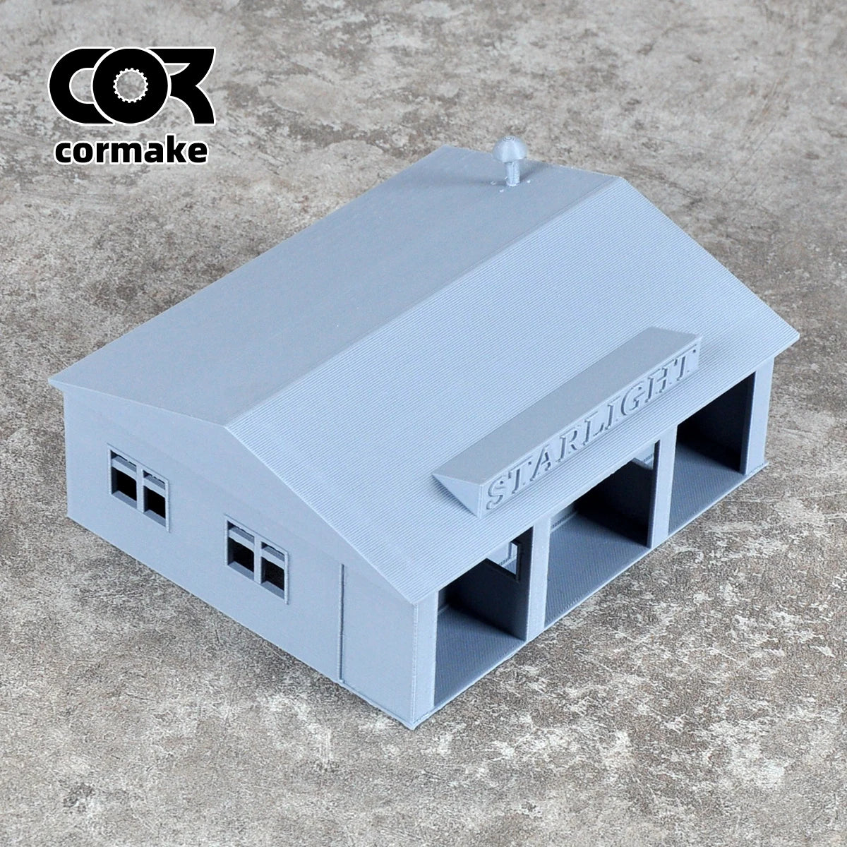 Assembly Architectural Model Cafe Coffee House Shop Building Railway Railroad Diorama Scale Model Kit HO O 1/64/72/87/150