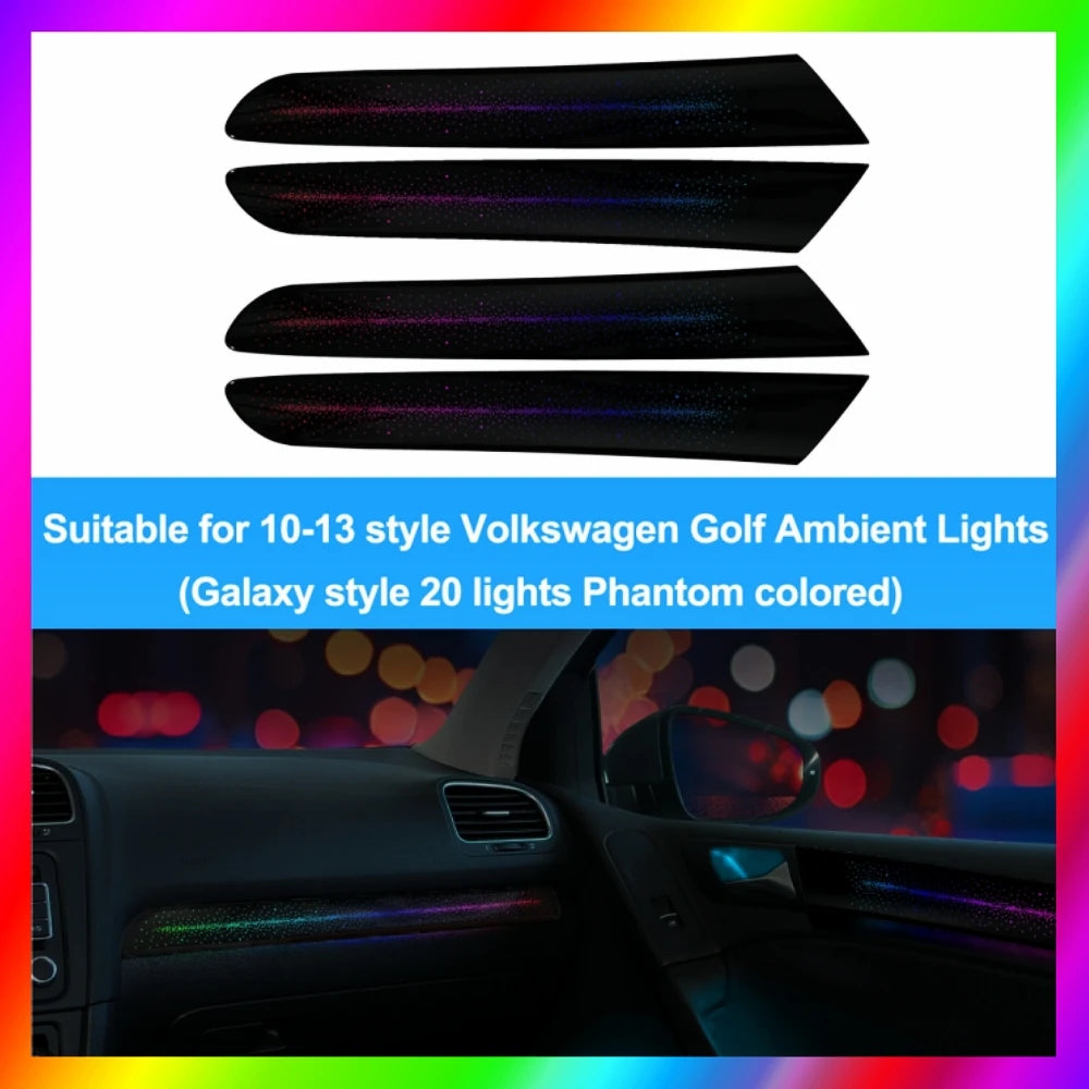 Custom Ambient Lighting Kit for 2010-2025 VW Golf MK6/7/7.5/8/8.5 1:1 OEM Mold Dashboard Four Door Panel Decoration Atmosphere