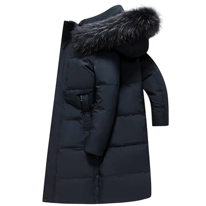 Down Jacket Man Long Men's Puffer Jacket Winter Coats For Men Duck Down Jacket Men Parkas Overcoat Padded Cold Clothes Feather