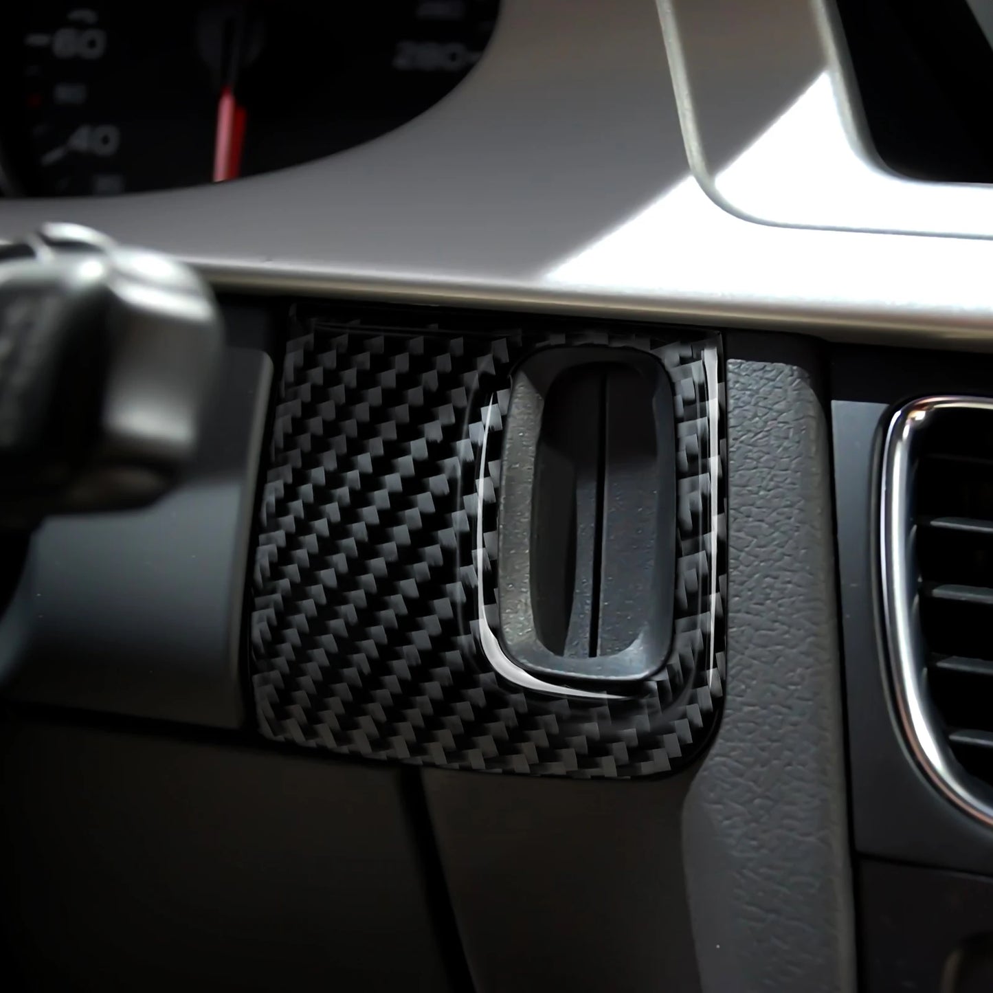 Car Center Console Gear Shift Panel Set, For Audi A4 S4 RS4 A5 S5 RS5 (2007-2016) Carbon Fiber Interior Sticker Trim Accessories