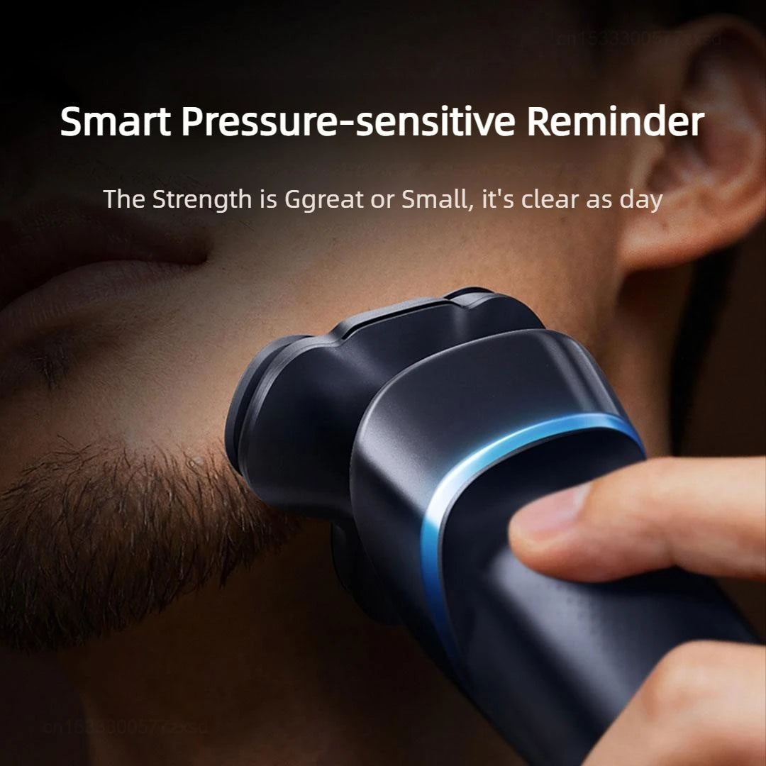 MIJIA Electric Shaver Pro 360° Floating Head,Dual Ring Lock,Smart Color Display,IPX8 Wet & Dry,USB-C,Rechargeable Beard Razor