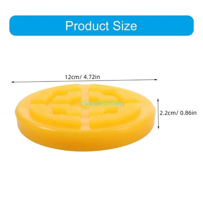 Y1UB 4pcs Rubber Lifting Platform Pads for Double Column Lifts and Trolley Jacks