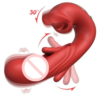 Sucking Vibrator Women Sex Toys- G Spot Vibrator Dildo with 7 Suction & Vibration Modes for Clitoral Nipple Stimulation Sex Toys