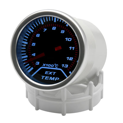 AD 52mm Water Temperature Gauge + 10mm Sensor  Boost Gauge Bar Psi Vacuum Oil Temp Press Voltmeter Tachometer RPM Car Gauge Pods
