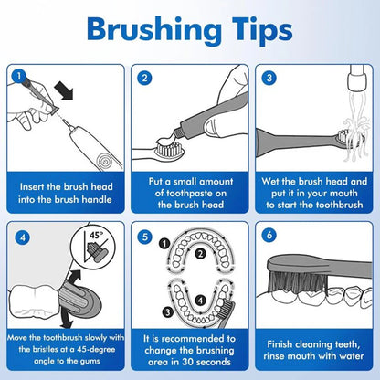 4/8/12/20Pcs Replacement Brush Heads Compatible with Philips Sonicare Electric Toothbrush, Toothbrush Head Refills for 4100 7300