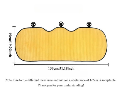 Lucky Kitten car seat covers, Corduroy Seat Cushion with Storage Bag Suitable for More Than 95% Car Models Trucks, Sedans SUVs