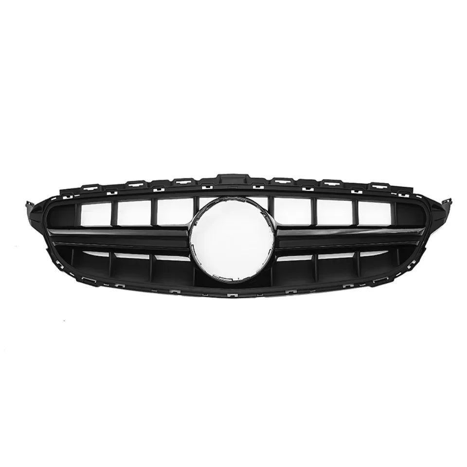 XVIP GTR Style Front Racing Grille For Mercedes Benz C-Class W205 2015-2018 C180 C200 C300 Chrome Diamonds Style Bumper Grilles