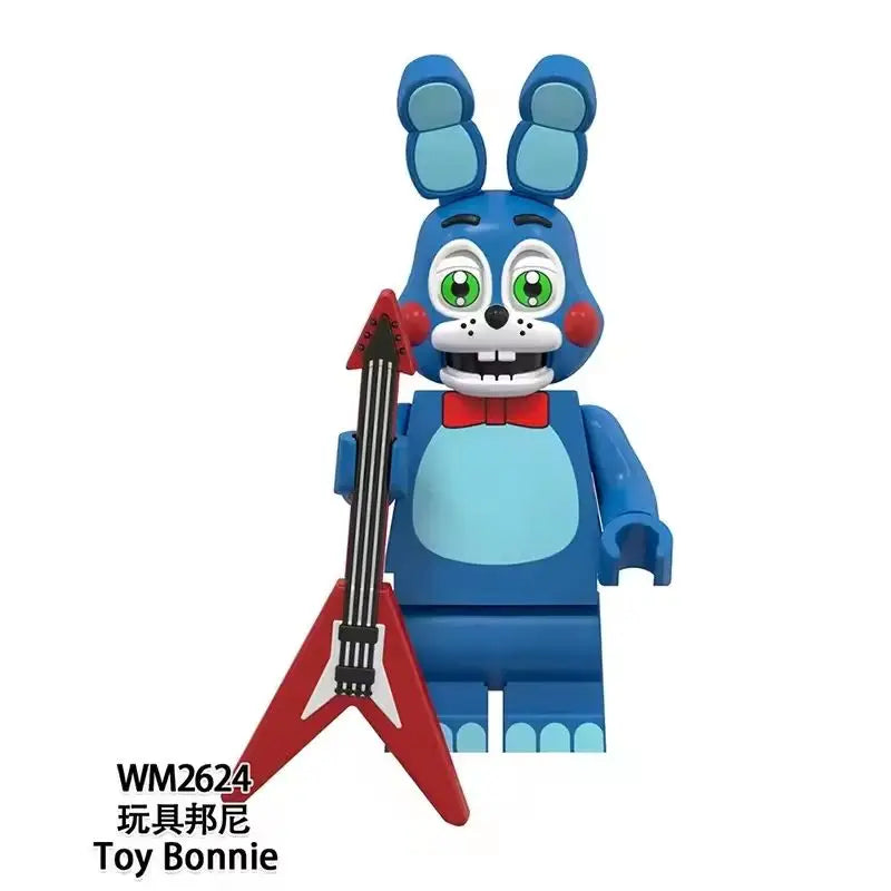 NEW FNAF Nights Game Figure Mini Figures Building BlocksSkeleton Thriller Toys gift kids toys mould king