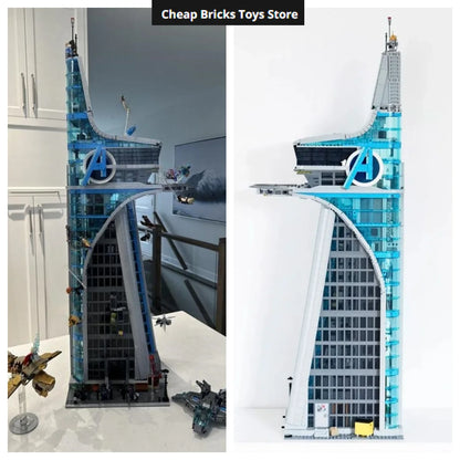 2026 New Moc The Bugle Building Of Daily Avengers Tower Bricks Building Blocks Dispaly Model Building Birthday Gifts For Teenage