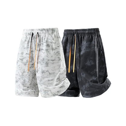 American High Street Five-Quarter Men's Camouflage Shorts Summer Thin Straight Loose Short Sports Pants Trendy Brand Men Bottoms