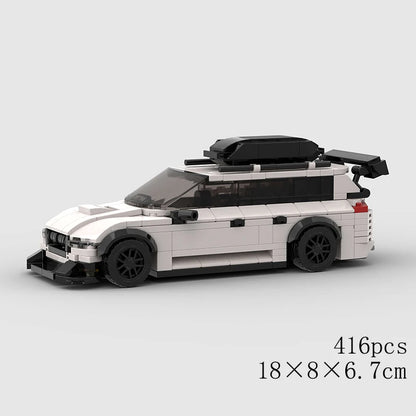 MOC Speed Car Miata MX-5 NA M3 Super Race Sport Vehicle Model Building Block Technical Racing Brick Toy Christmas Gift City