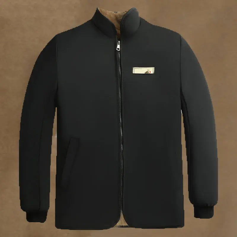 Winter High-end Woolen Cotton Jacket Men Fur Integrated Leather Jacket Lining Warm Thickened Sheepskin Cotton Jacket Long Fur