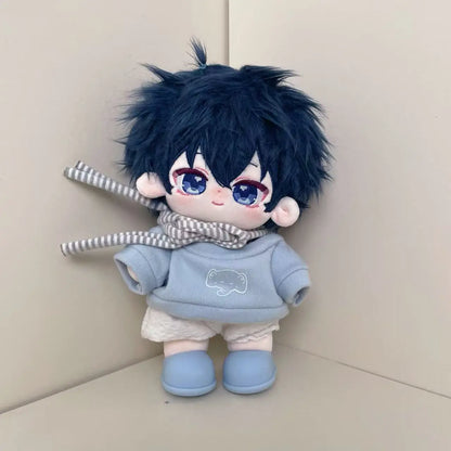 20cm Anime Football Game Blue Prison Baby Plushie Dolls Toys Idol Changeable Clothes Cospslay Cartoon Doll  Fans Collection Gift