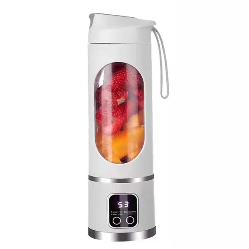 Fruit Vegetable Juicer Electric Plastic Multi-Function Portable Outdoor Large Capacity Household Juice Maker