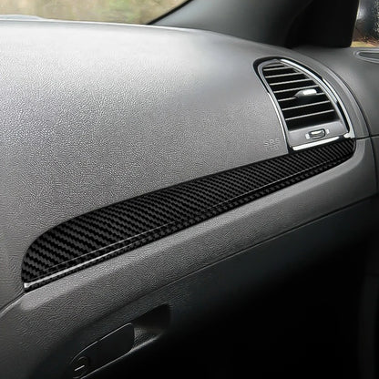For Chrysler 300 (2011-2014) Car Center Console Gear Shift Panel Steering Wheel Cover Carbon Fiber Interior Sticker Accessories