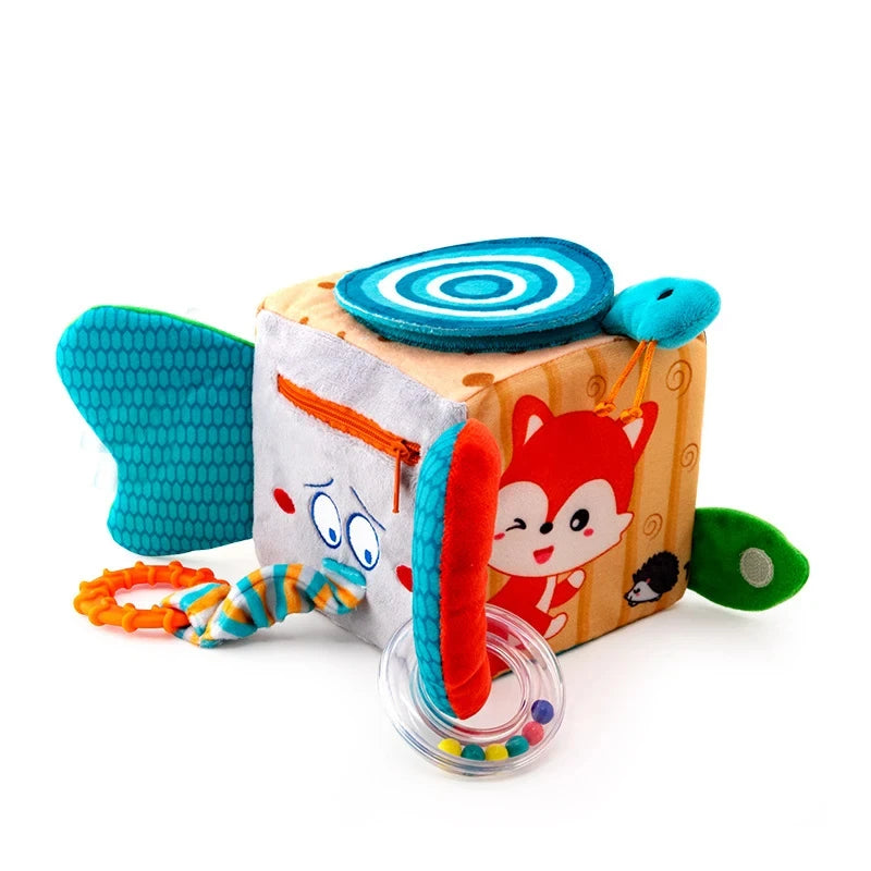 Rattles for Baby Toys 0 12 Months Soft Cloth Rattle Ball with Bell Teether Babies Grasp Training Educational Toys for Newborns