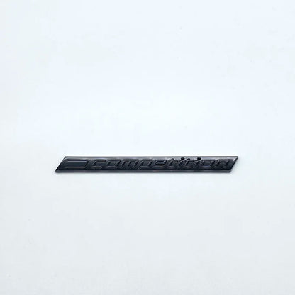 Car Trunk Emblem Badge Sticker Decals 3D ABS Glossy Black COMPETITION Logo Rear For M1 M3 M4 M5 M6 X1M X3M X4M X5M X6M