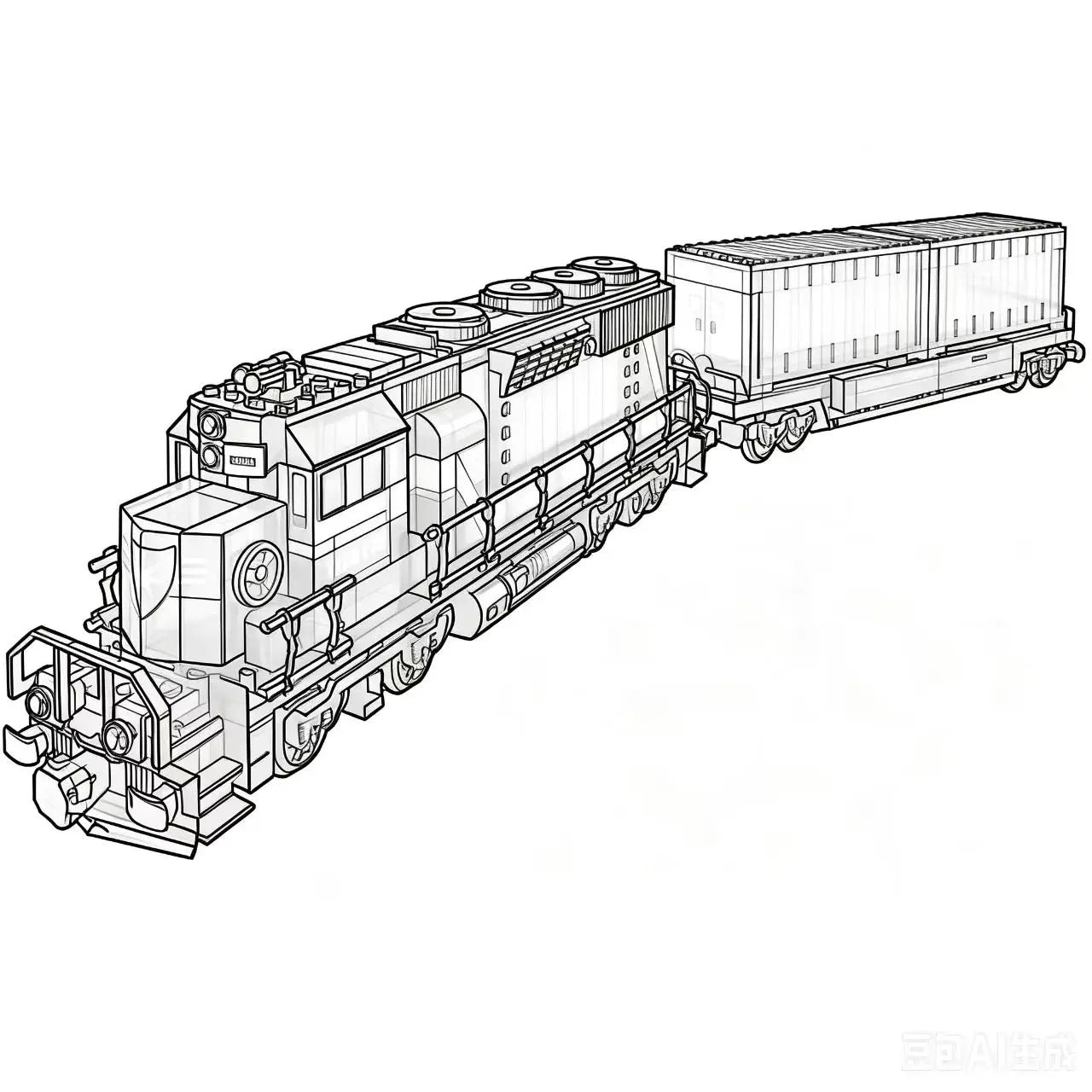 1234 PCS 91006 City Steam Train Building Blocks Bricks Birthday Christmas Teenager Toys Compatible With 21006