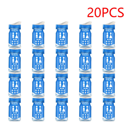 1-30PCS Outdoor Emergency Urine Bags 850ml Disposable Travel Mini Mobile Toilet Portable Urinal Bag for Female Baby Male Vomitin