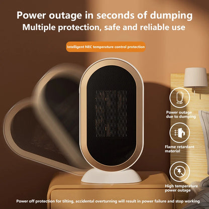 Desktop Portable Heater EU/US Mini Radiator Electric Fan Heater Small Electric Heater Household Heater For Home Bedroom Office
