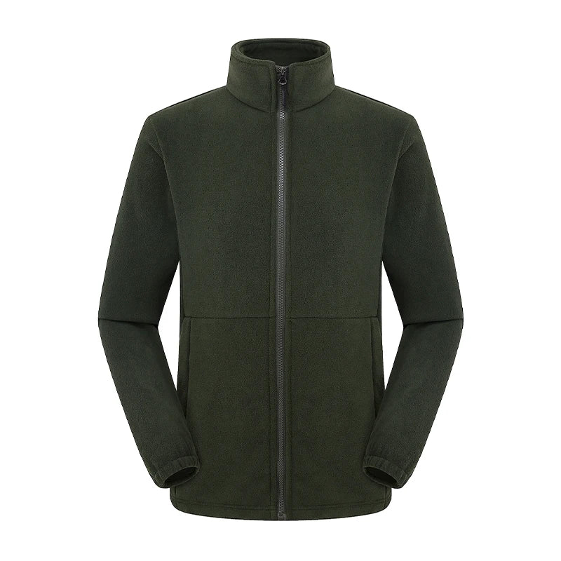 Winter Fleece Hiking Jacket For Men And Women Suitable For Outdoor Mountaineering Hiking And Camping Custom Printed Logo 4XL