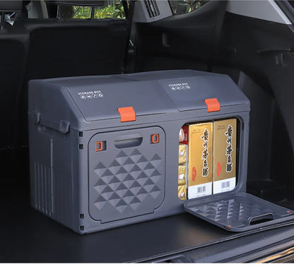 Bevel Car Trunk Storage Box Outdoor Camping Box Foldable Storage Box Camping Finishing Box