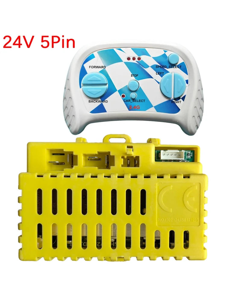 12V 40A 5Pin 7Pin DK-F650 Childrens Electric Car Control Box,Baby Ride on Car 24V High Power Bluetooth Remote Control Receiver