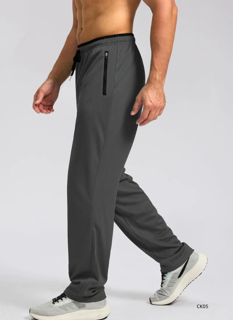 Spring and summer new men's elastic jogging pants fitness training running pants drawstring sports pants sportswear joggingpants