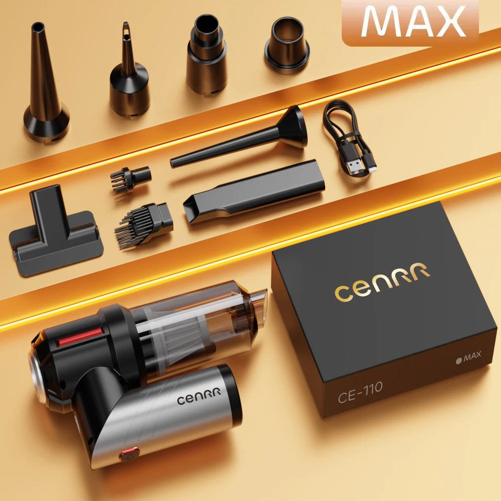 CENRR Car Vacuum Cleaner Mini 998000PA Powerful Cordless Portable Vacuum Cleaner for Home Appliance Handheld Blower Car Cleaner