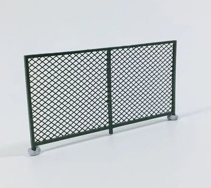 1/64/87 HO Scale Outland Model City Railway Fence Bleachers Benches Scene Model