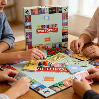 Swiftopoly Taylor Edition Monopoly Board Game Taylor Swift Fan Customized Edition Swift Album Themed Party Game