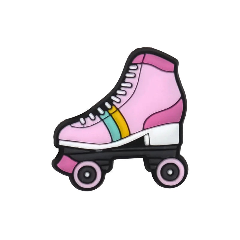 1/50PCS Pink Style Alphabet Women Shoe Charms Accessories Pins for Clog Fashion Women Shoe Buckle Decorations Tote Bag Pendant
