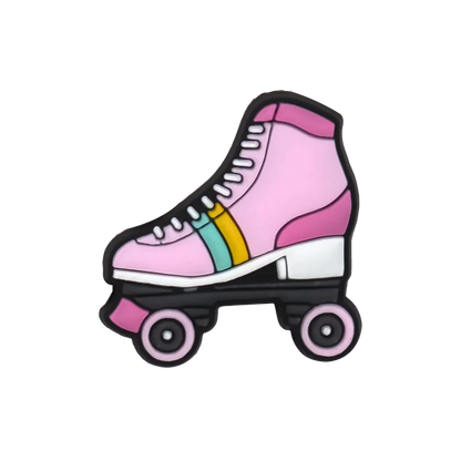 1/50PCS Pink Style Alphabet Women Shoe Charms Accessories Pins for Clog Fashion Women Shoe Buckle Decorations Tote Bag Pendant