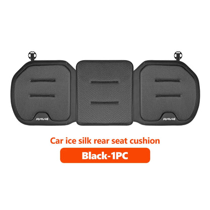 Car Seat Cover Ice Silk Backrest Cushion Rearseat Protector Mat For Toyota RAV4 20 30 XA30 2007 2009 2010 2011 2012 2013 2006