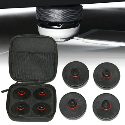 1/4Pcs Car Rubber Lifting Jack Pad For Tesla Model 3 Y S X Jack Protection Mat Anti-Slip Tool Chassis Vehicle Lifting Cushion
