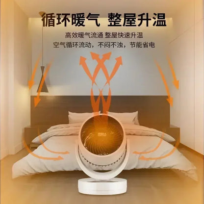 Desktop Fast Heating Air Heater Energy Saving Portable Electric Fan Heater For Home Bathroom Indoor Use