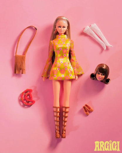 GSF ARGIGI & BRIGIGI Doll 1/6 Silver Foam& Rosewood Shimmer Fashion Doll Vintage Modern‌ Cute Girl Custom Toy Super Model
