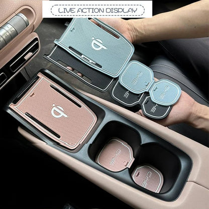 For BYD Dolphin Surf Mini Atto 1 2024 2025 2026 Seagull Car Door Groove Mat Silicone Cup Pad Anti-slip Interior Auto Accessories