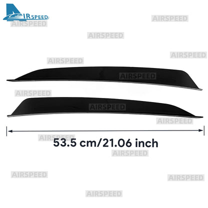 For BMW M3 G80 Car Roof Side Wing Spoiler Lip ABS Cover Sticker for G80 M3 2020 2021 2022 2023 2024 2025