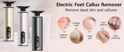 Electric Foot Sandpaper Rechargeable Foot File for Heels Grinding Pedicure Tools Foot Care Tool Dead Hard Skin Callus Remover