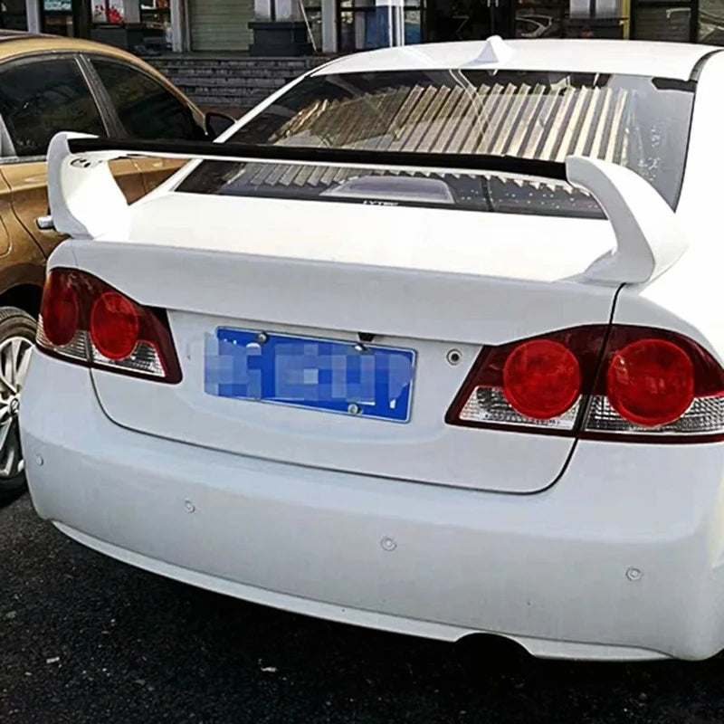 3 Pcs for Honda Civic 8th 9th FD2 2006-2015 Rear Trunk Spoiler Wing Lip Tuning Fixed Wind Wing Automobiles Diffuser Body kit