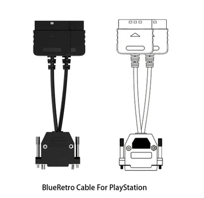 BlueRetro Ps1 2 Wireless Controller Converter Bluetooth Receiver Adapter For Playstation 2 Games Controller Converter For Retro