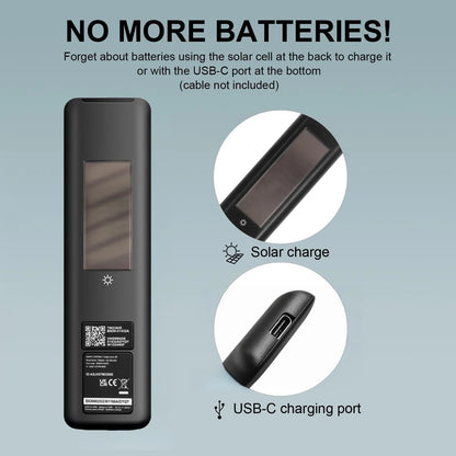 BN59-01432A TM2360E Rechargeable Voice Remote for Samsung Smart TVs, Replacement for All 2021–2025 Samsung TV Remote with Sloar