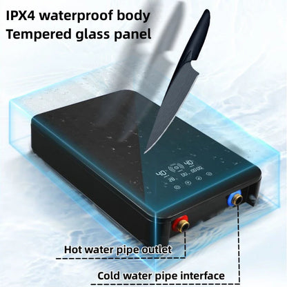 English Version Instant Heating Electric Water Heater Apartment Shower Hot Water Hotel Bathroom Bath Equipment Household Hot