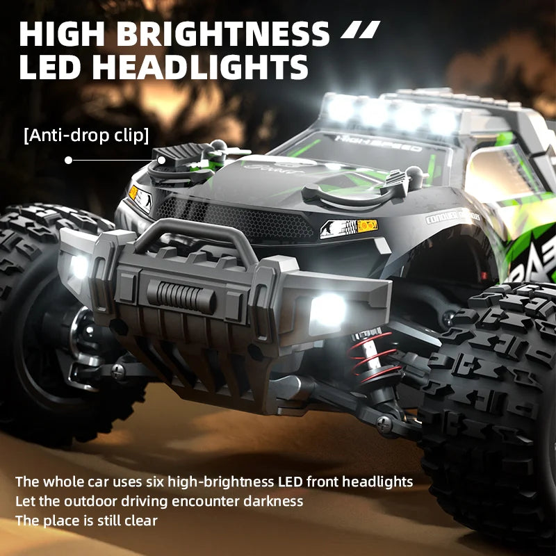New SG118 1:18 High Speed Drift Racing 60KM/H Or 35KM/H Brushless Motor 4WD RC Car LED Lights Off Road Cars Toys for Kid Gifts