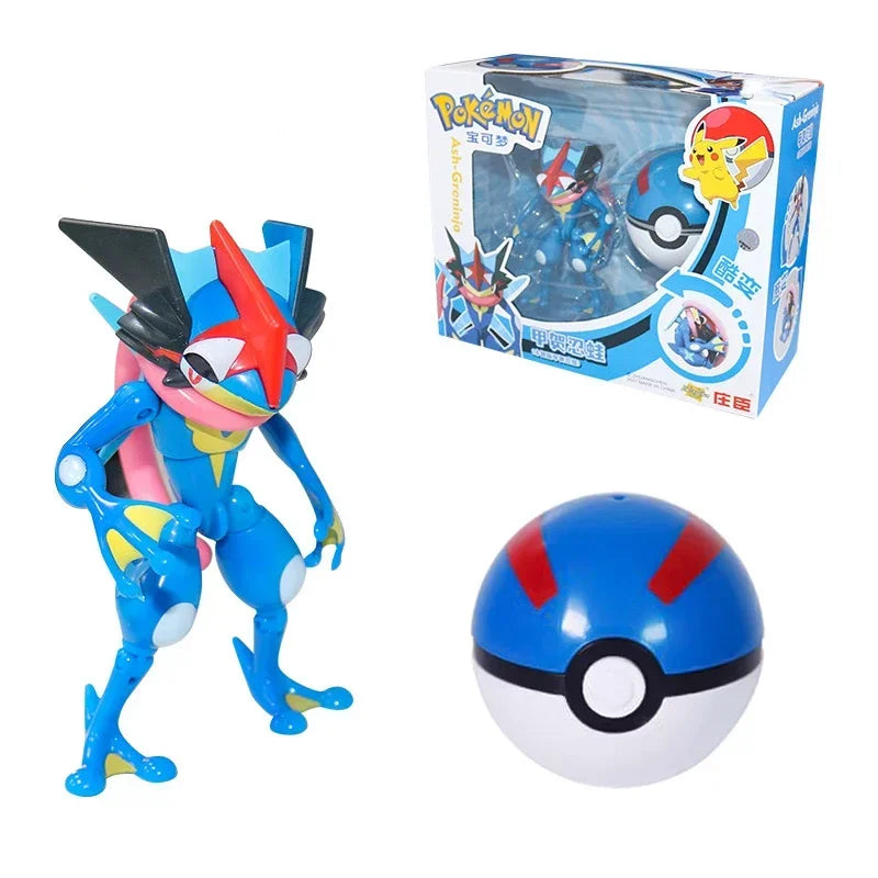 Pokemon Pokeball Figure Pikachu Dragonite Lapras Psyduck Mewtwo Gyarados Solgaleo Lunala Eevee Poke Ball Toy Kids Birthday Gift