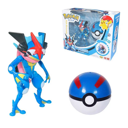 Pokemon Pokeball Figure Pikachu Dragonite Lapras Psyduck Mewtwo Gyarados Solgaleo Lunala Eevee Poke Ball Toy Kids Birthday Gift
